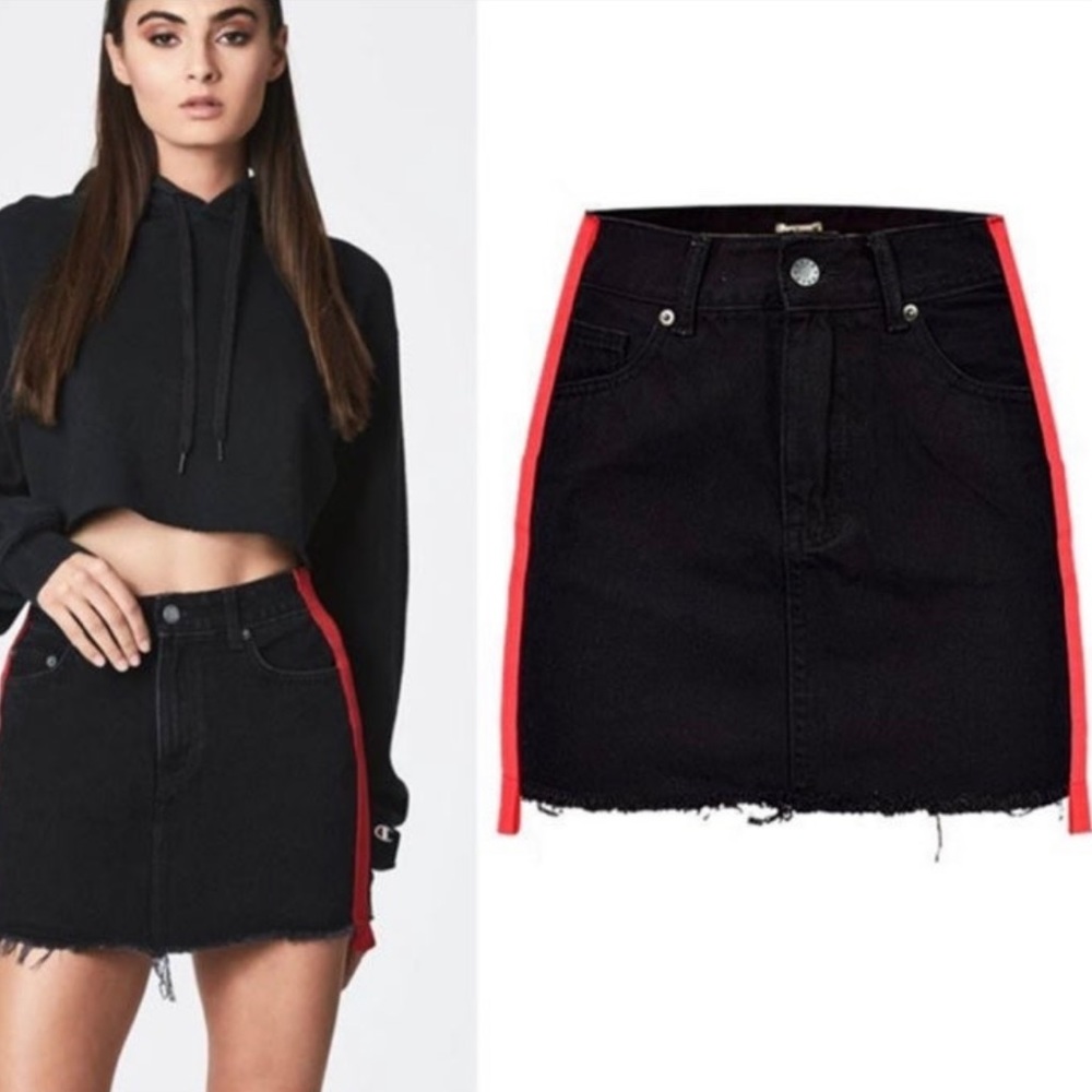 LF | Demin Skirt | Black